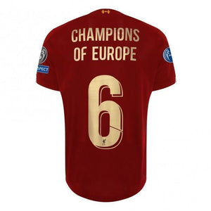 LFC MENS EUROPEAN HOME SHIRT 19/20 - UCL GOLD - CHAMPIONS OF EUROPE 6