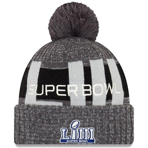 Los Angeles Rams New Era Heather Gray Super Bowl LIII Bound Marled Knit Hat