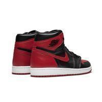 Men's Jordan 1 Retro High OG Basketball Shoes - Red Black