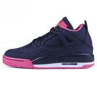 Men's Jordan 4 GS Basketball Shoes - Denim Violet