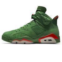 Men's Jordan 6 Gatorade Basketball Shoes - Green