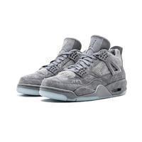 Men's Jordan 4 Retro Kaws Basketball Shoes - Grey