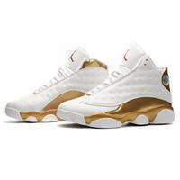 Men's Jordan 13 DMP Basketball Shoes - White Gold