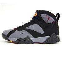 Men's Jordan 7 Bordeaux Basketball Shoes - Grey