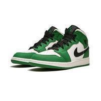 Men's Mid Jordan 1 Basketball Shoes - Green