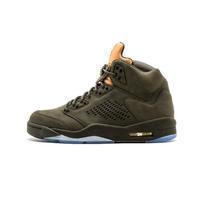 Men's Jordan 5 Retro Take Flight Basketball Shoes - Olive