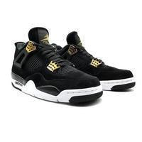 Men's Jordan 4 Luxury Basketball Shoes - Black