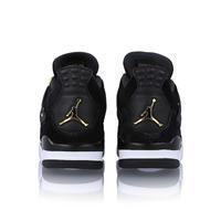 Men's Jordan 4 Luxury Basketball Shoes - Black