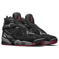 Men's Jordan 8 Basketball Shoes - Cement Black