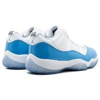 Men's Jordan 11 Low Basketball Shoes - White Blue