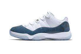 Jordan 11 Low Navy Snakeskin