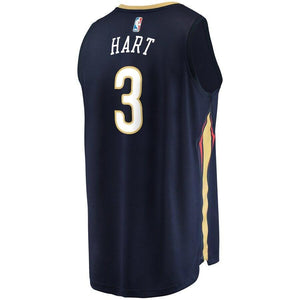 Josh Hart New Orleans Pelicans Fanatics Branded Fast Break Replica Jersey Navy - Icon Edition