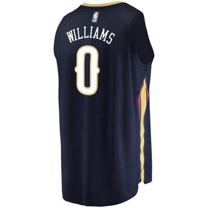 Troy Williams New Orleans Pelicans Fanatics Branded Fast Break Jersey - Icon Edition - Navy