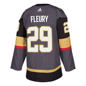 Marc-Andre Fleury Vegas Golden Knights adidas 2018 Stanley Cup Final Bound Patch Player Jersey - Gray