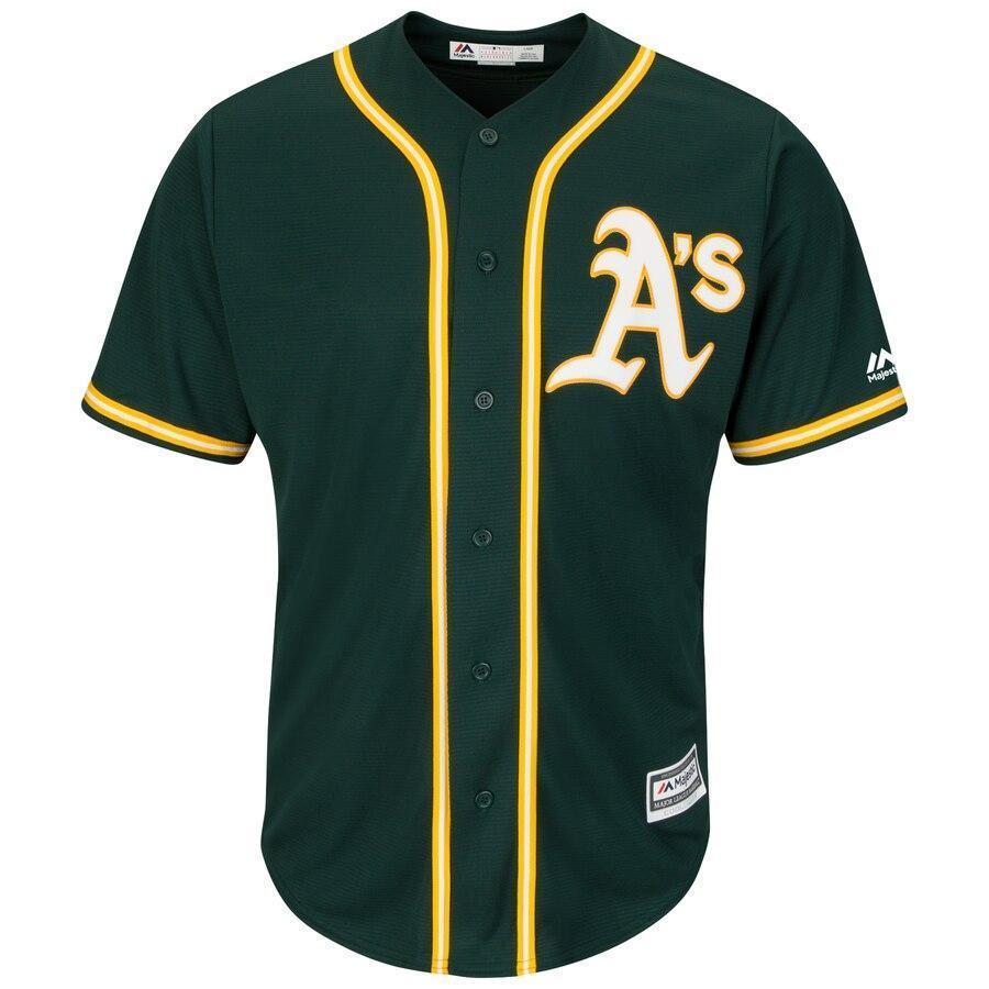Matt Chapman Oakland Athletics Majestic Alternate Cool Base Player Replica Jersey - Green