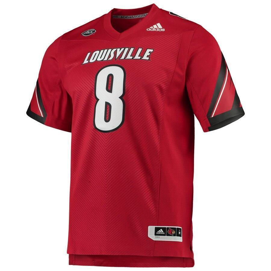 Louisville Cardinals adidas Team Premier Football Jersey - Red