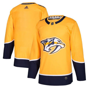 Nashville Predators adidas Home Blank Jersey - Gold