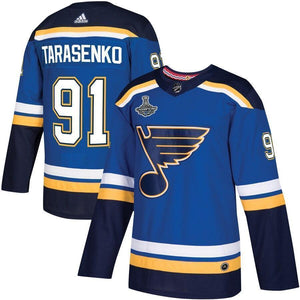 Vladimir Tarasenko St. Louis Blues adidas 2019 Stanley Cup Champions Player Jersey - Blue