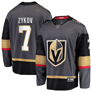 Valentin Zykov Vegas Golden Knights Fanatics Branded Home Breakaway Player Jersey - Black