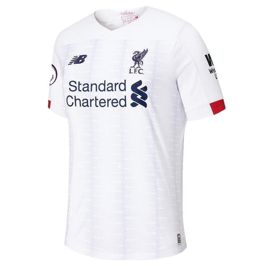 Roberto Firmino Liverpool New Balance Away Soccer Jersey 2019-20 – White