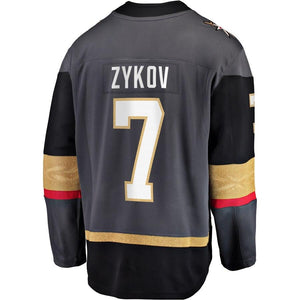 Valentin Zykov Vegas Golden Knights Fanatics Branded Home Breakaway Player Jersey - Black