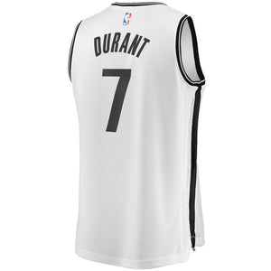 Kevin Durant Brooklyn Nets Fanatics Branded 2019/20 Fast Break Player Jersey White - Association Edition