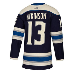 Cam Atkinson Columbus Blue Jackets adidas Alternate Player Jersey - Navy