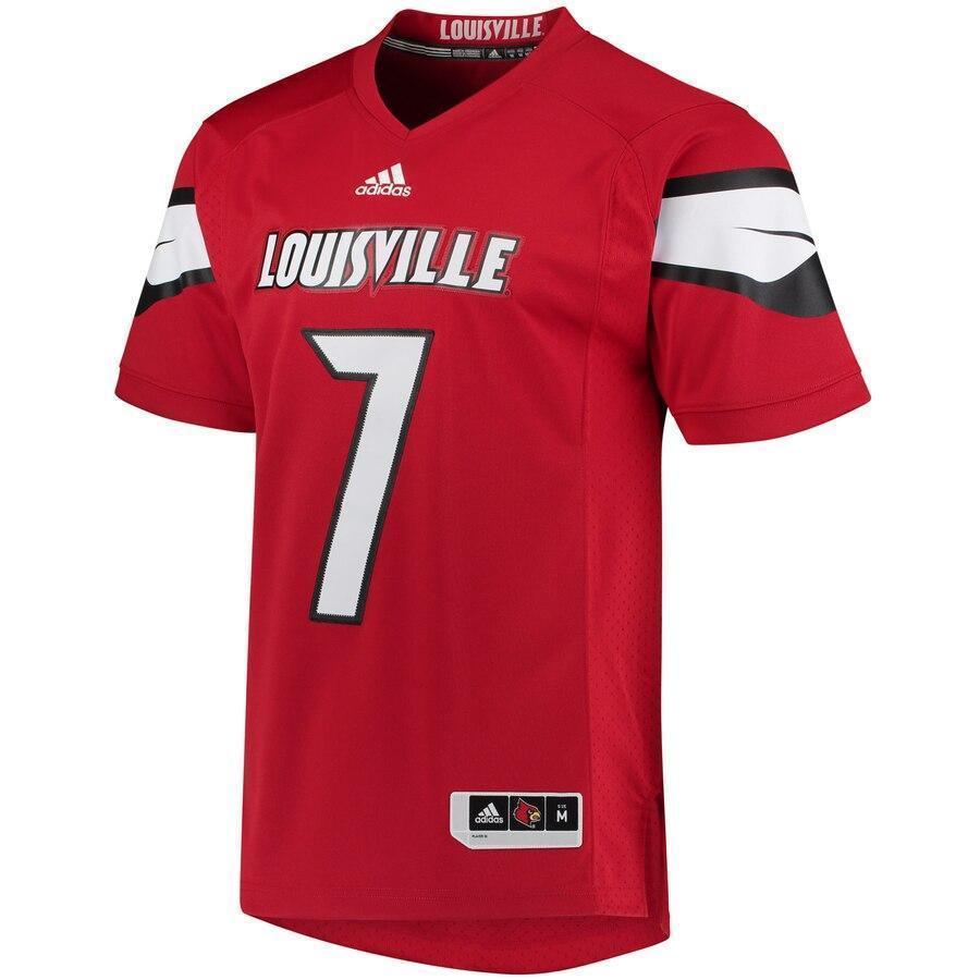 Louisville Cardinals adidas Premier Football Jersey - Red