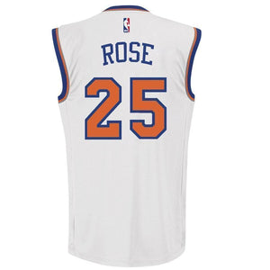 Derrick Rose New York Knicks adidas Jersey - White