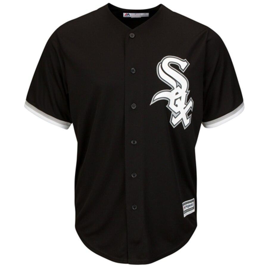 Jose Abreu Chicago White Sox Majestic Cool Base Player Jersey - Black/White