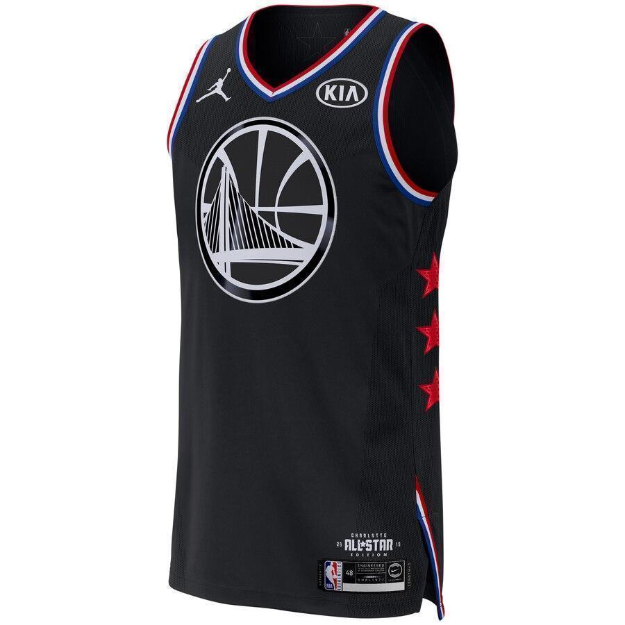 Stephen Curry Golden State Warriors Jordan Brand 2019 NBA All-Star Game Finished Jersey – Black