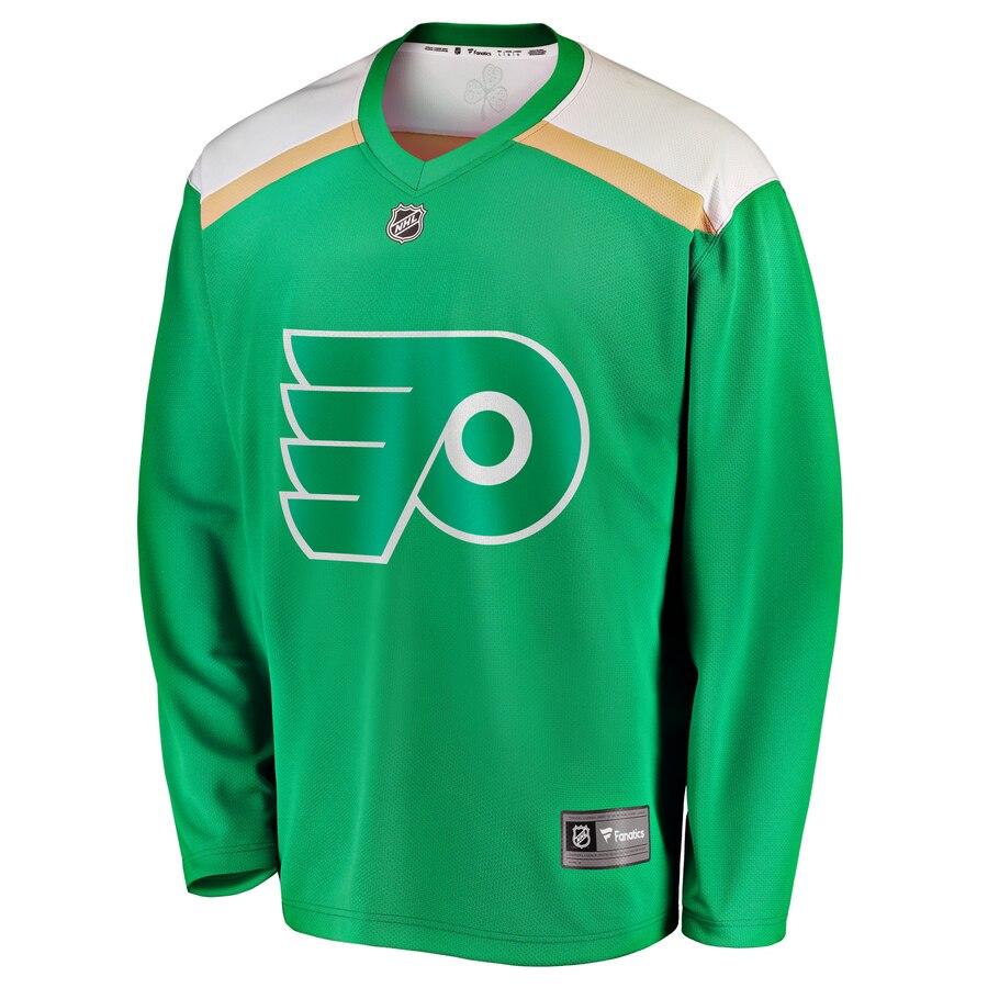 Philadelphia Flyers Fanatics Branded 2019 St. Patrick's Day Replica Jersey - Green