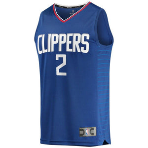 Kawhi Leonard LA Clippers Fanatics Branded 2019/20 Fast Break Replica Jersey Blue - Icon Edition