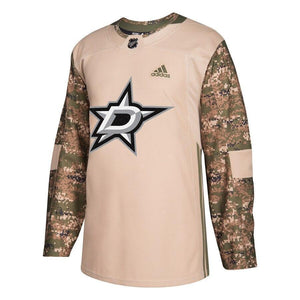 Dallas Stars adidas Veterans Day Practice Jersey - Camo