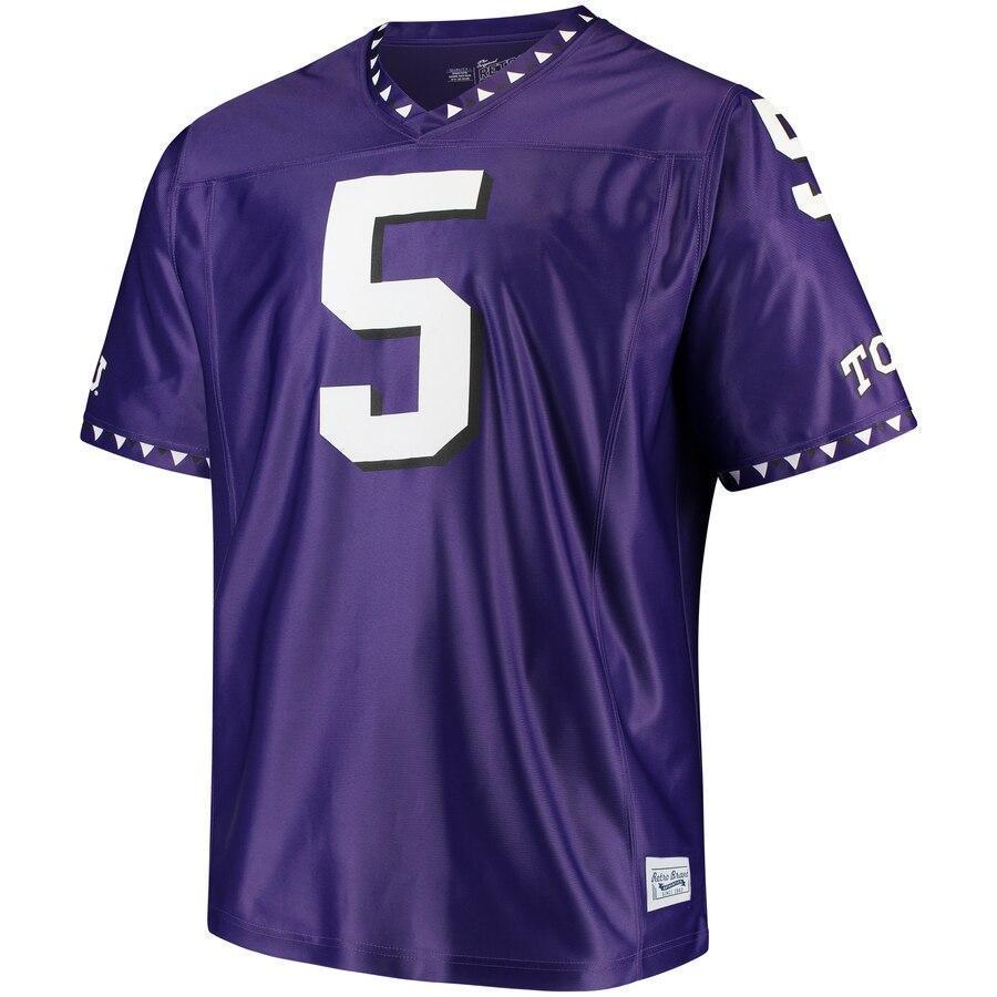 LaDainian Tomlinson TCU Horned Frogs Original Retro Brand Replica Throwback Jersey - Purple