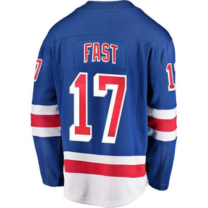 Jesper Fast New York Rangers Fanatics Branded Home Breakaway Player Jersey - Blue