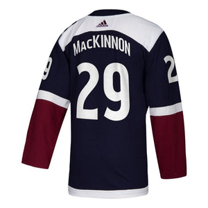 Nathan MacKinnon Colorado Avalanche adidas Alternate Player Jersey - Navy