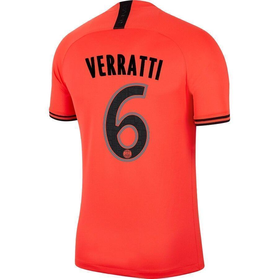 Marco Verratti Paris Saint-Germain 2019/20 Away Breathe Stadium Player Jersey - Red