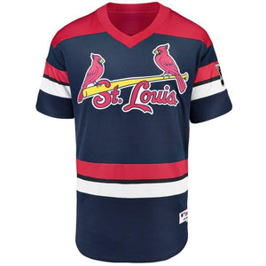 St. Louis Cardinals Majestic 2019 St. Louis Blues Crossover Flex Base Jersey - Navy