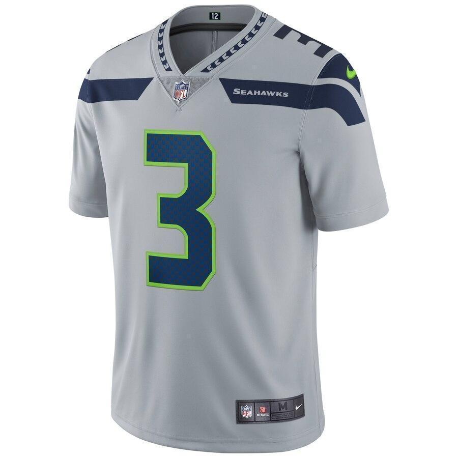 Russell Wilson Seattle Seahawks Nike Vapor Untouchable Limited Player Jersey - Gray