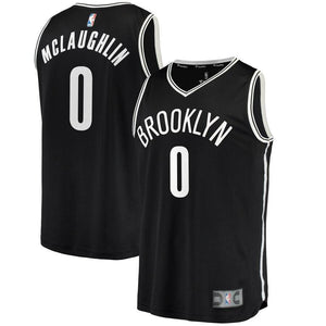 Jordan McLaughlin Brooklyn Nets Fanatics Branded Fast Break Jersey - Icon Edition - Black