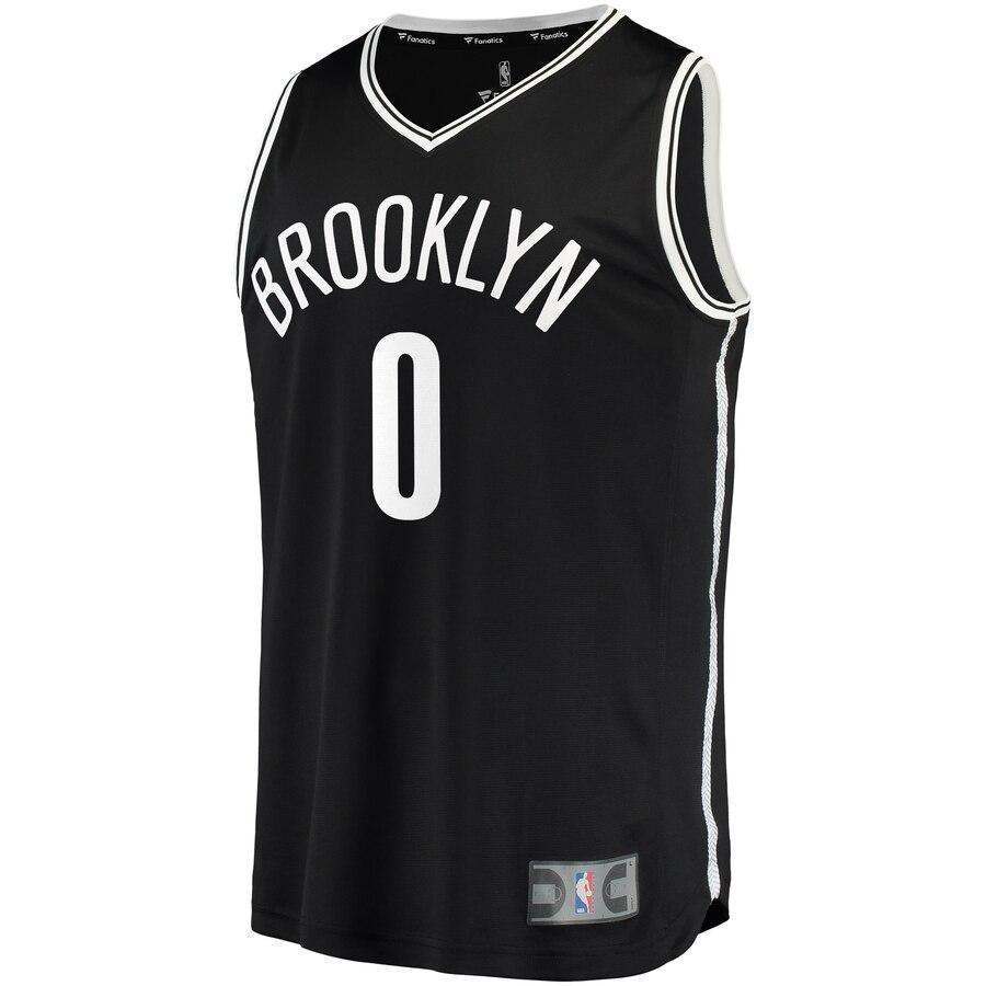 Jordan McLaughlin Brooklyn Nets Fanatics Branded Fast Break Jersey - Icon Edition - Black