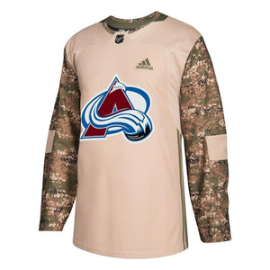 Colorado Avalanche adidas Veterans Day Practice Jersey - Camo