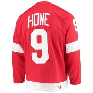 Gordie Howe Detroit Red Wings adidas Heroes of Hockey Throwback Jersey - Red