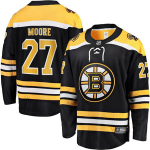 John Moore Boston Bruins Fanatics Branded Home Breakaway Player Jersey - Black