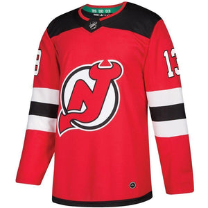 Nico Hischier New Jersey Devils adidas Player Jersey - Red