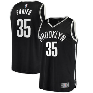 Kenneth Faried Brooklyn Nets Fanatics Branded Fast Break Jersey - Icon Edition - Black