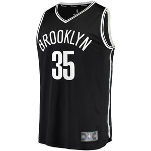 Kenneth Faried Brooklyn Nets Fanatics Branded Fast Break Jersey - Icon Edition - Black