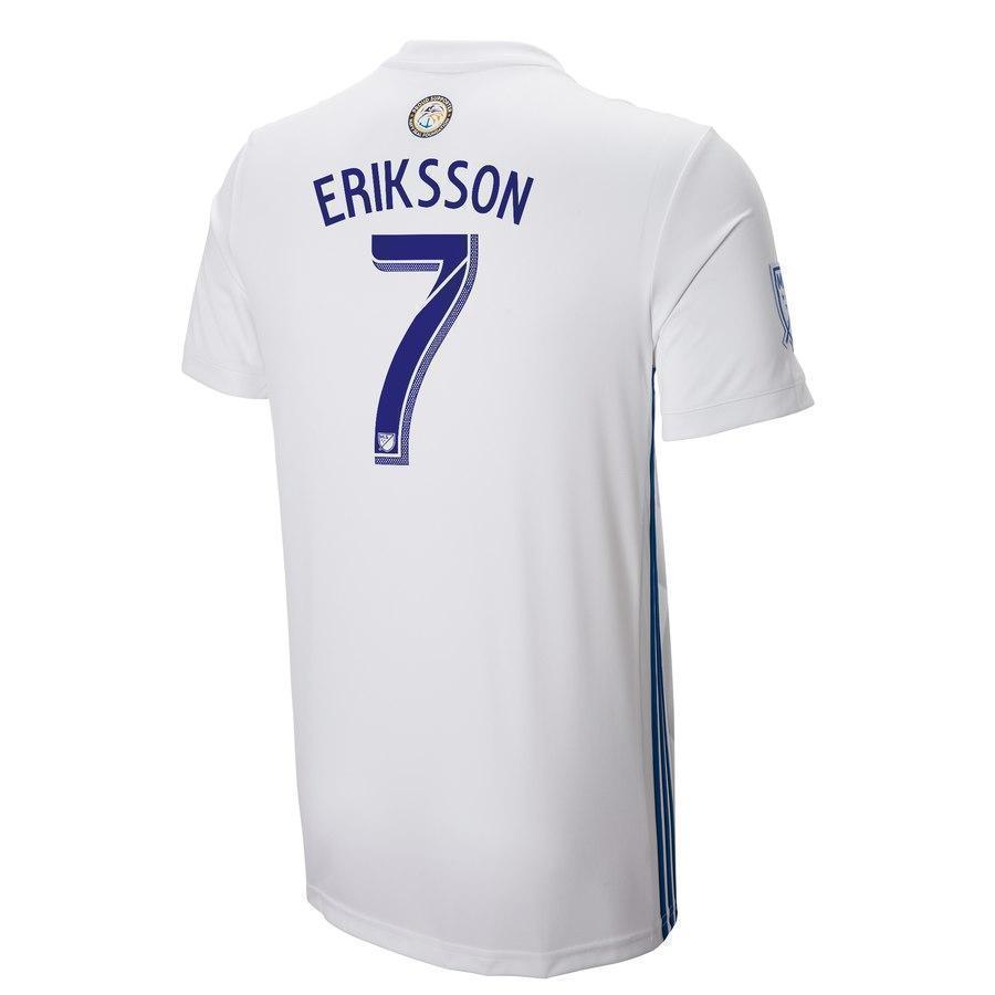 Magnus Eriksson San Jose Earthquakes 2018 Secondary Player Jersey – White