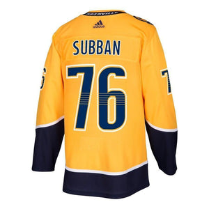 PK Subban Nashville Predators adidas Player Jersey - Gold